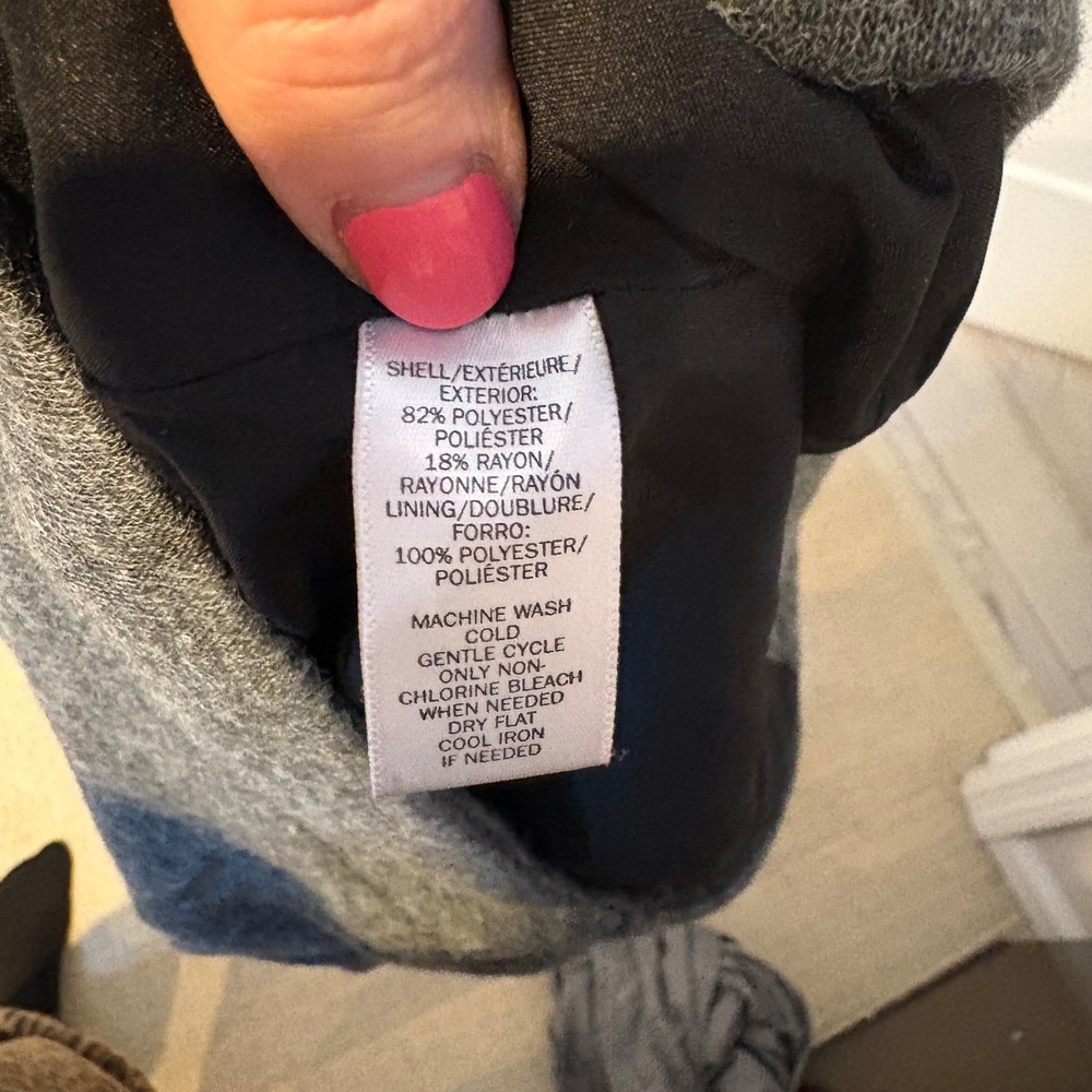 LOFT Women's Charcoal Grey A-Line Knit Skirt Size 4 Business Casual Basic Modest - Picture 5 of 5